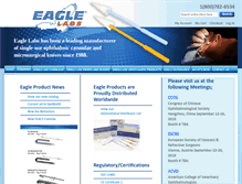 Tablet Screenshot of eaglelabs.com
